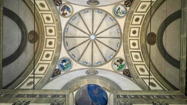 Dome of the Capella Pazzi in Santa Croce in Florence