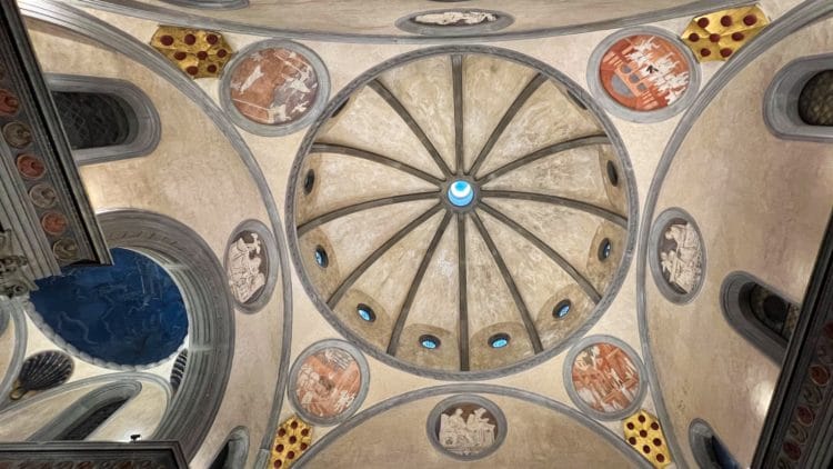 Old Sacristy cupolas in San Lorenzo Di Firenze
