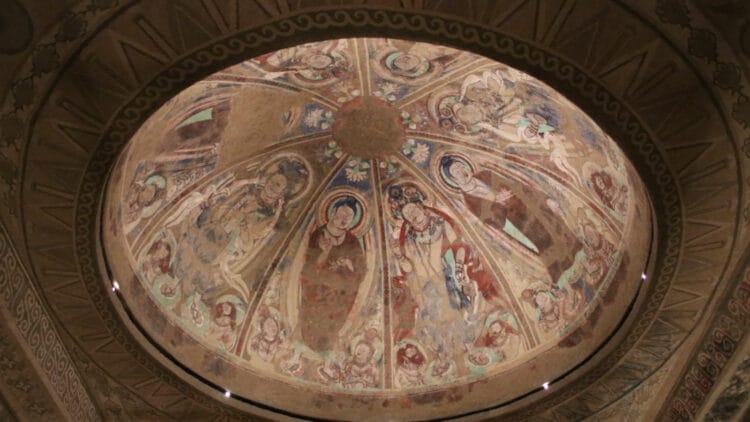Cave of the Ring-Bearing Doves in the Asian Art Museum in Berlin