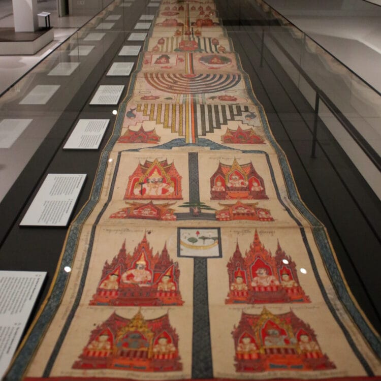 Three Worlds Traiphum in the Asian Art Museum in Berlin