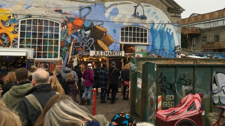 Christiania Julemarked in Den Gra Hal