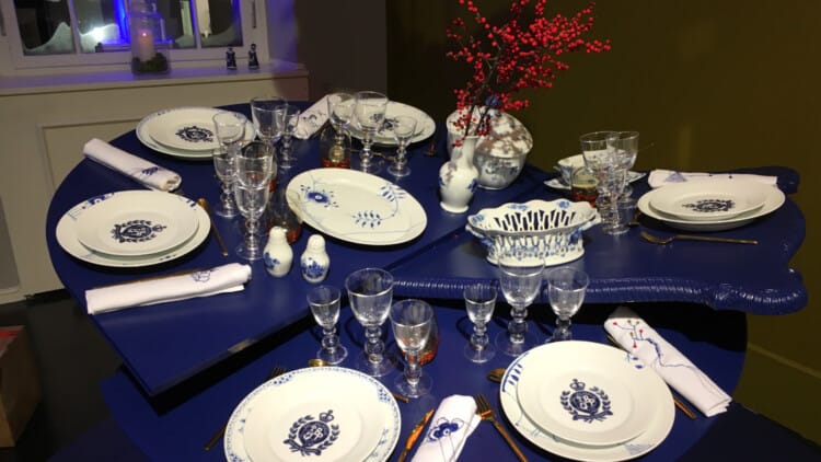 Royal Copenhagen Christmas Table Setting